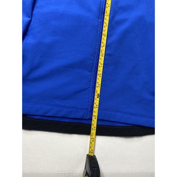 Speedo Blue Full Zip Athletic Track Jacket Performance Jacket  size L - Picture 13 of 13